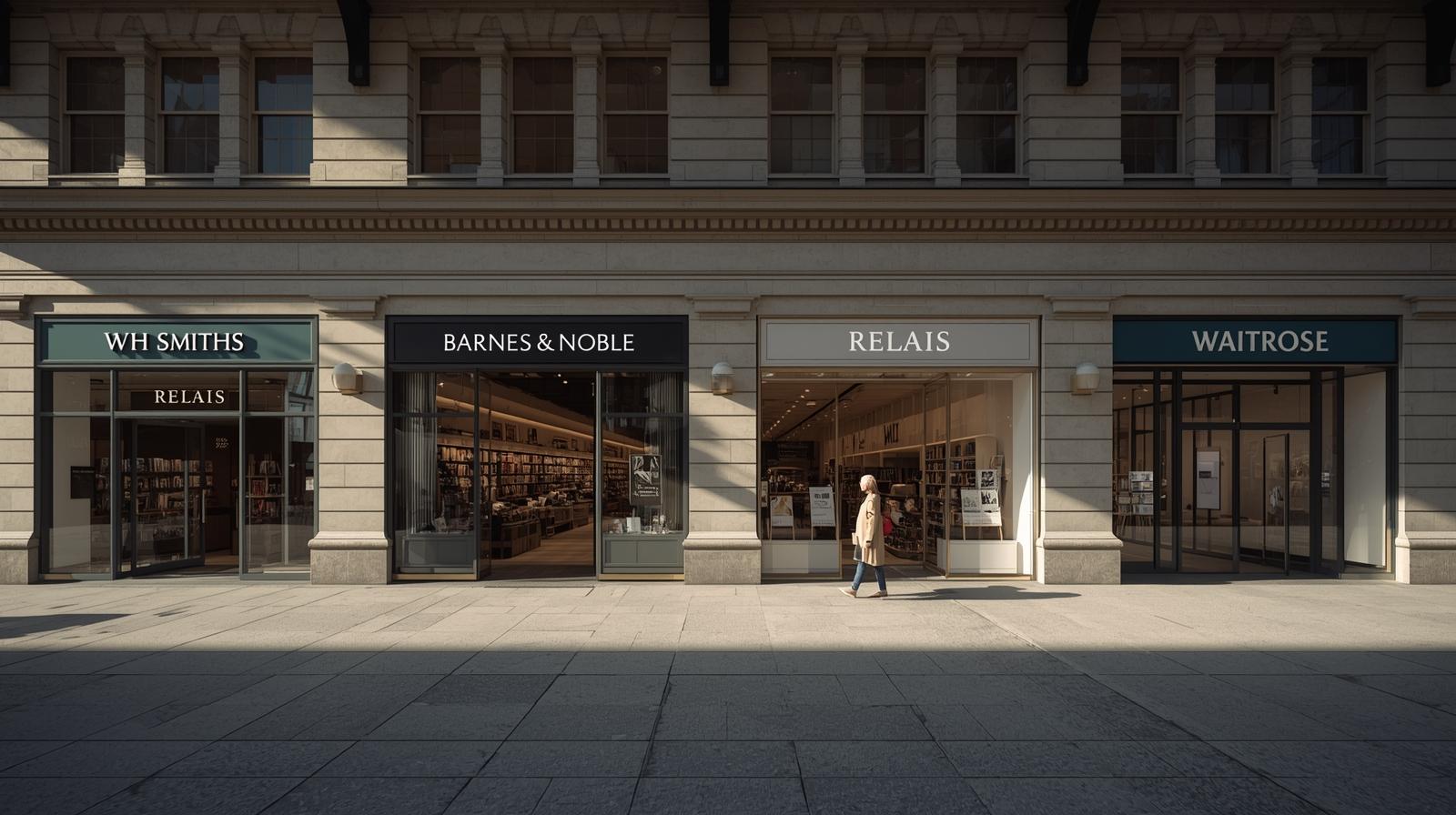 WH Smiths, Barnes & Noble, Relais & Waitrose
