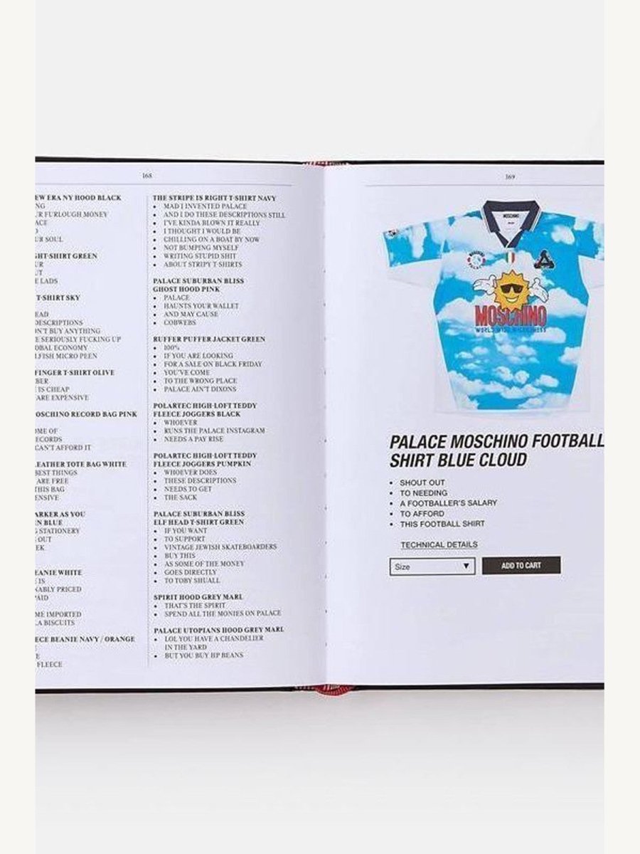 Palace Product Descriptions, The Selected Archive by Palace Skateboards (Book) | Fashion Book - Boutique Galleria