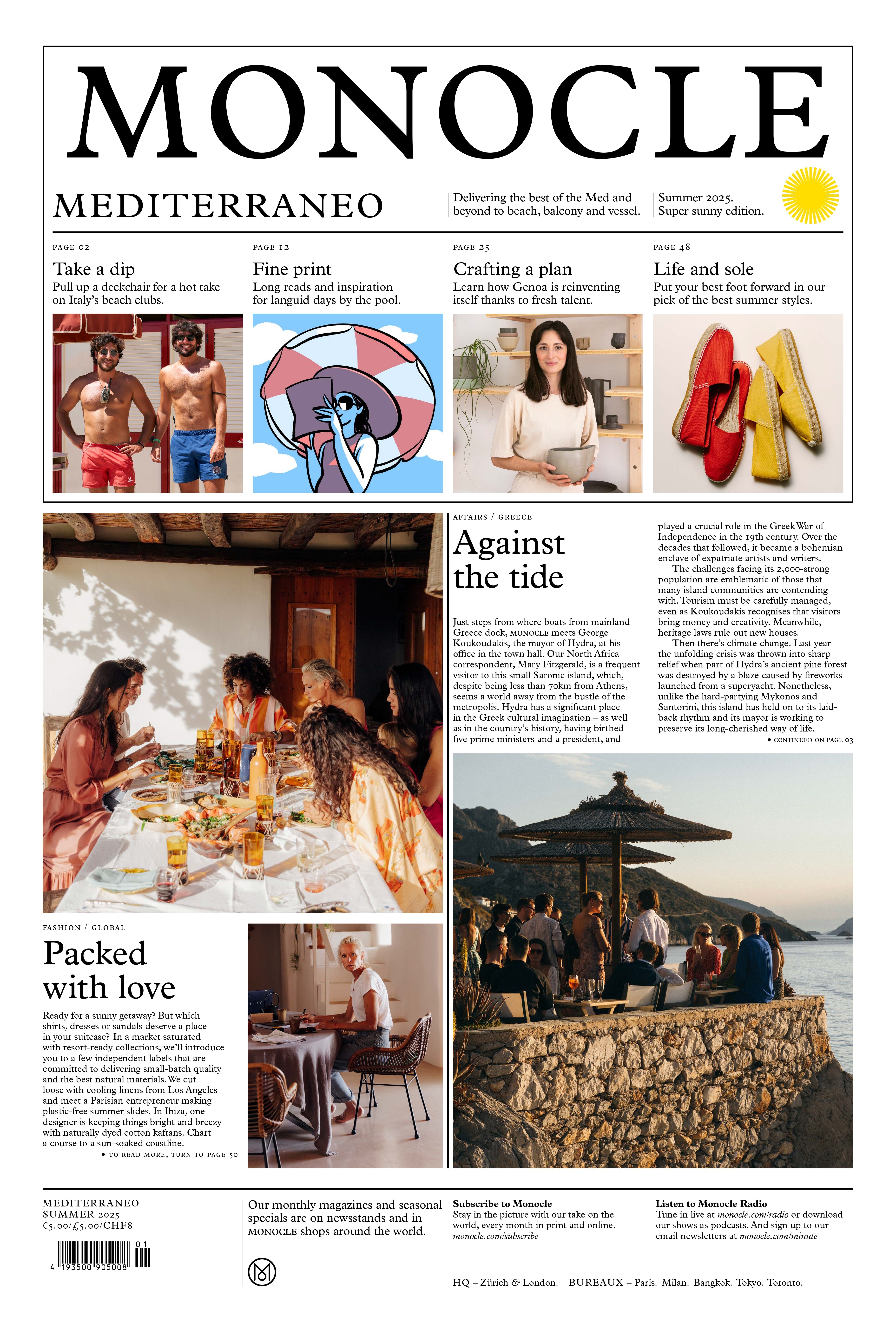 Monocle Mediterraneo Newspaper