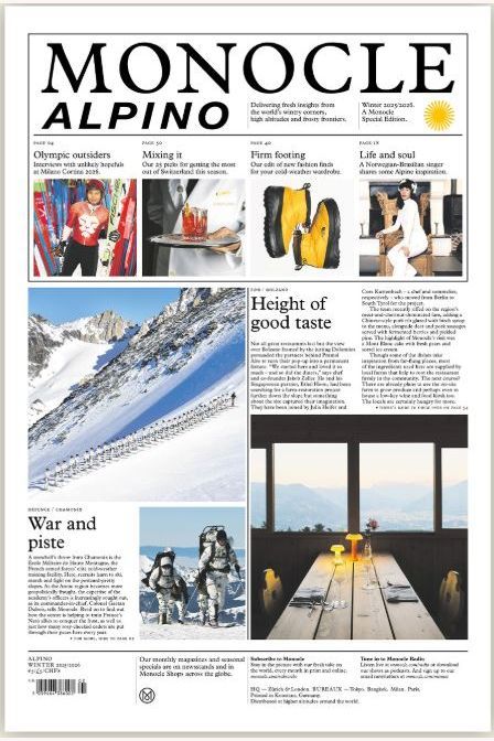 Monocle Alpino Newspaper - Boutique Galleria