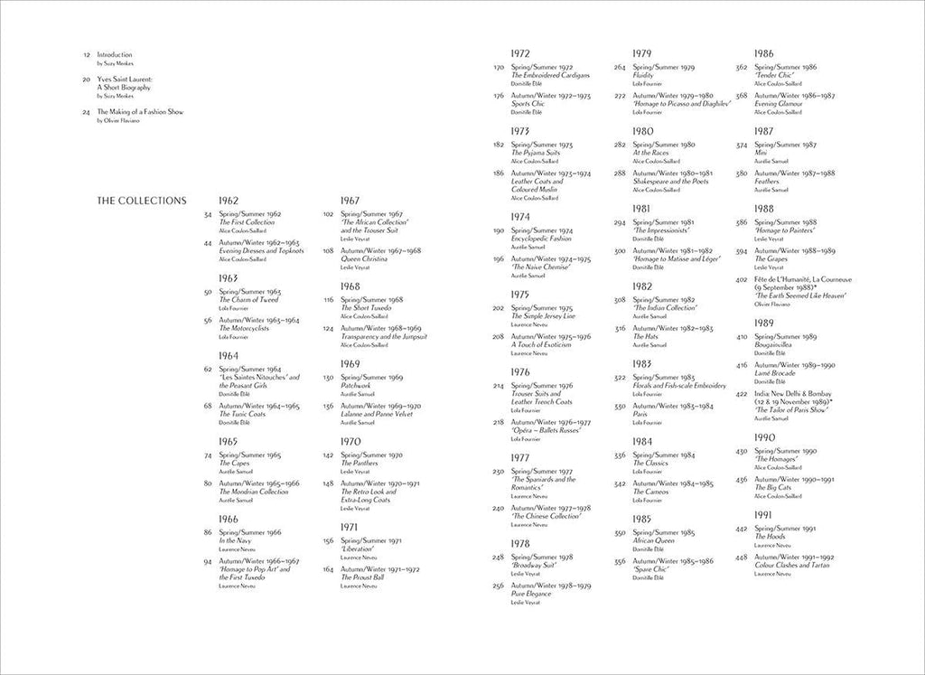 Yves Saint Laurent Catwalk:  The Complete Haute Couture Collections