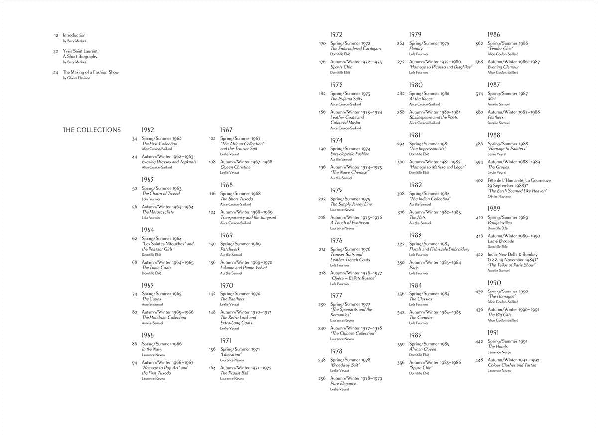 Yves Saint Laurent Catwalk:  The Complete Haute Couture Collections